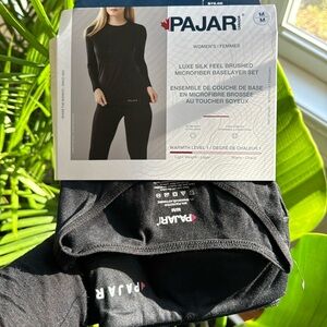 PAJAR Luxe silk feel brushed microfiber base layer set